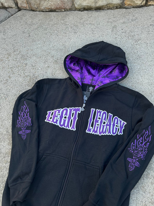 MIDNIGHT PURPLE WEALTH HOODIE