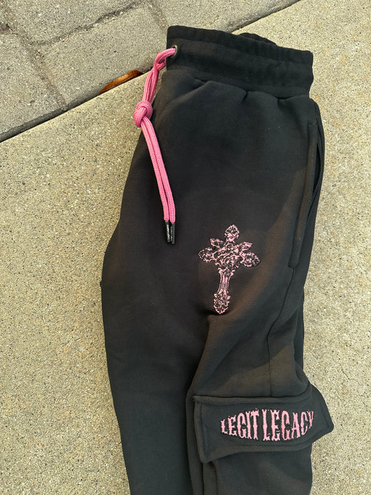 MIDNIGHT PINK Wealth joggers