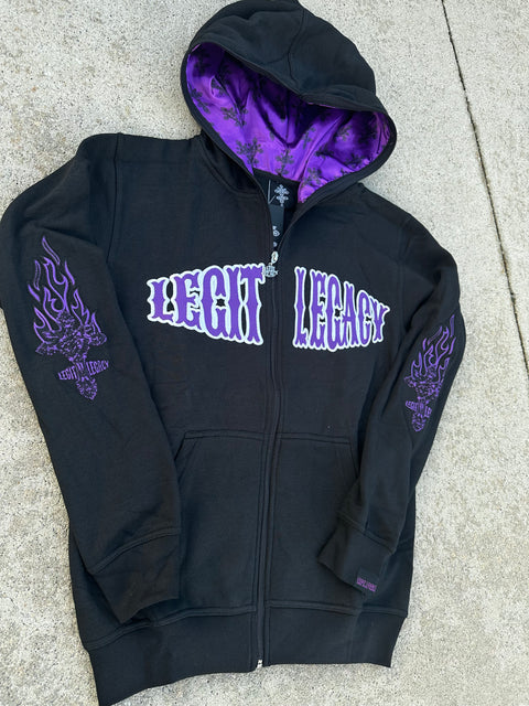 MIDNIGHT PURPLE WEALTH HOODIE