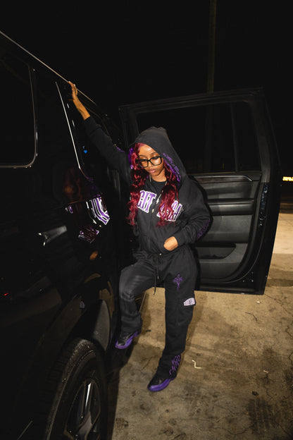 MIDNIGHT PURPLE WEALTH HOODIE