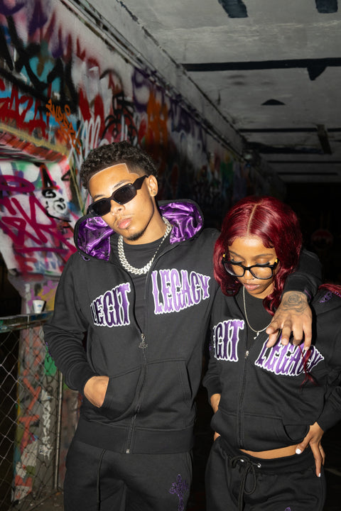 MIDNIGHT PURPLE WEALTH HOODIE