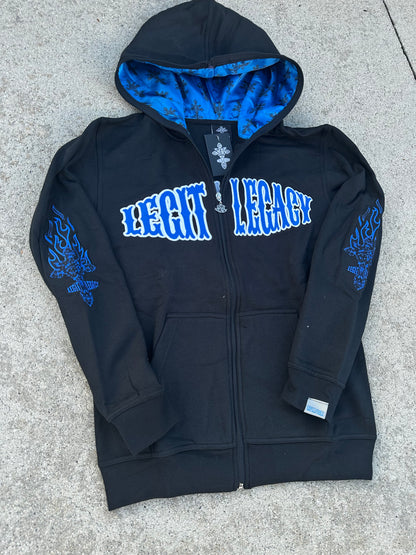 MIDNIGHT BLUE WEALTH HOODIE