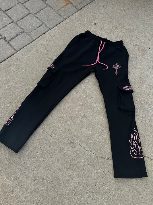 MIDNIGHT PINK Wealth joggers