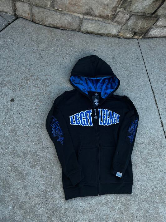 MIDNIGHT BLUE WEALTH HOODIE