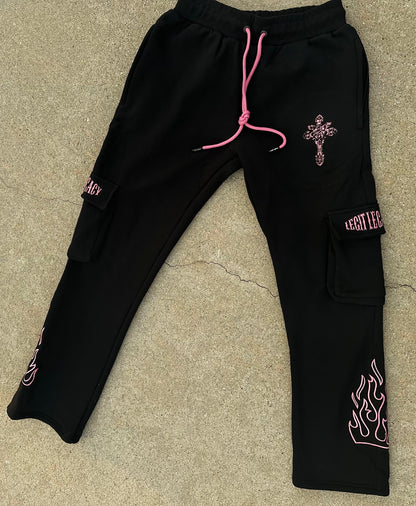 MIDNIGHT PINK Wealth joggers