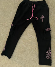 MIDNIGHT PINK Wealth joggers