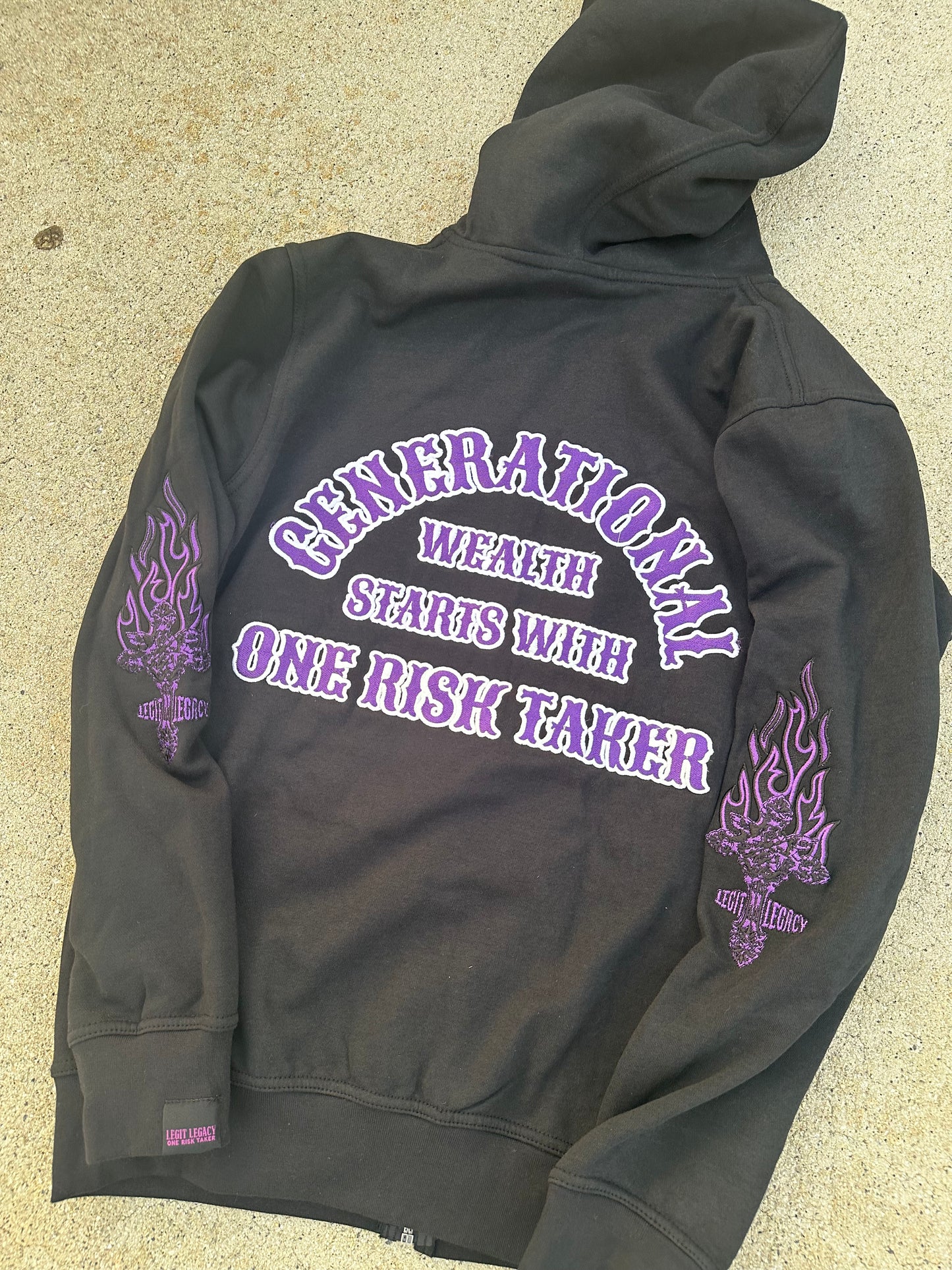 MIDNIGHT PURPLE WEALTH HOODIE