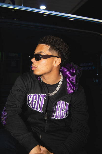 MIDNIGHT PURPLE WEALTH HOODIE