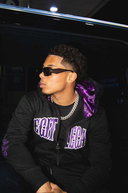 MIDNIGHT PURPLE WEALTH HOODIE