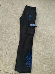 MIDNIGHT BLUE FLARED JOGGERS